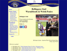 Tablet Screenshot of bellingarastud.com.au